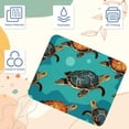 thumbnail image 3 of Turtle Desk Pad Mousepad, Square 8.3x9.8 Inch Non-Slip Rubber Bottom Printed Desk Mat, Suitable for Office and Gaming, 3 of 6
