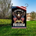 thumbnail image 2 of 250 Anniversary USA Flag Garden Flag Patriotic Banner Double-Sided with Eagle Design, 1776-2026 Commemorative 12*18in A, 2 of 5