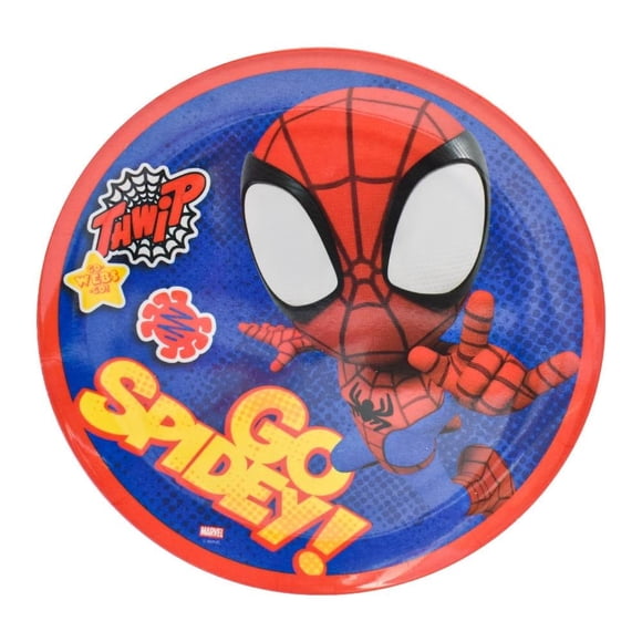 Plato Fun Kids Marvel de Spidey Tipo Circular de 22.8 cm