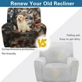 thumbnail image 4 of Yuyamidu Camo Reclining Chair Covers 4 Pieces Hunting Wolf Recliner Sofa Slipcovers with Pocket Easy to Install Recliner Couch Covers for Living Room Soft Furniture Protector, 4 of 8