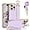 Purple, variant on for iPhone 15 Pro Max Case, Cute Heart Wristband Lanyard Cross Body Strap Electroplated Camera Protection Shockproof Protective Case Women Girls for iPhone 15 Pro Max 6.7"-Black.