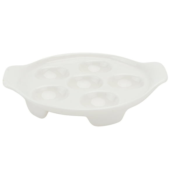 Shisuyan 1Pc Baking Pan Conch Baking Dish Snail Dish Practical Barbecue Pan (White)
