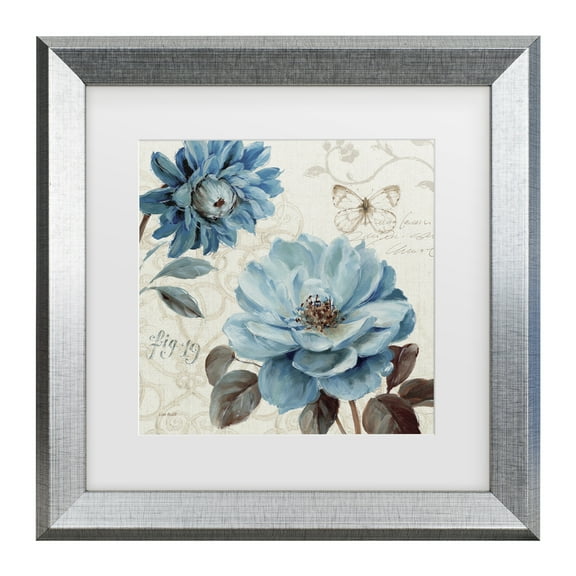 Trademark Fine Art 'A Blue Note III' Matted Framed Art by Lisa Audit