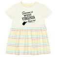 thumbnail image 3 of Inktastic Someone in West Virginia Loves Me Girls Baby Dress, 3 of 5