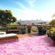 thumbnail image 5 of Alfombra Nuanchu Outdoor impermeable con lazo rosa, 152 x 244 cm, 5 of 7