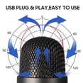 thumbnail image 3 of USB Mesa Escritorio Micrófono Condensador Mic Computadora PC Enchufe y, 3 of 8
