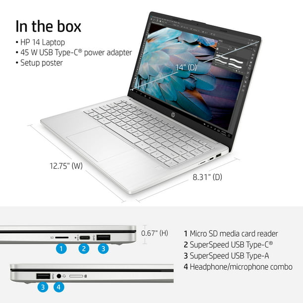 HP Laptop 14-ed0123wm 4M151UA 