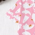 thumbnail image 4 of WOYY Girls Halloween Short Sleeve Button Down Shirt Shorts Pajamas, 2-Piece, Sizes 3-14, 4 of 8