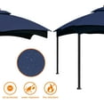 thumbnail image 3 of Euromax 10’ x 12’ Navy Blue top Cover Outdoor Canopy, 100% Polyester Air Vent, 3 of 5