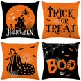 thumbnail image 5 of Funda De Cojín De Calabaza De Otoño Para Halloween De 45 X 45 Cm, Decoración Decorativa Para Sofá, Decoración De Granja Para Halloween, Para El Hogar A, 5 of 5