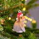 thumbnail image 5 of Colgante de ardilla, conejo, pájaro, alce, erizo, adorno de animal para árbol de Navidad, decoración para fiestas en el hogar, Año Nuevo 2025, Navidad, 5 of 5
