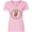 Classic Pink, variant on German Shepherd Dog Art Gift Women's V-Neck T-Shirt