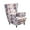 AD, variant on Stretch Wingback Chair Slipcover 2 Piece Printed All Inclusive Cushion Covers-AA-(27.5-31.3")L x(31.5-36.2")W x(37.4-43.3")H