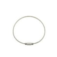 thumbnail image 2 of 50Pcs Wire Key Ring Stainless Steel DIY Keychain Loop Durable Luggage Hanging Loops Tag Rope Signboard Bag Car Collection 2.0*15cm/0.79*5.9in, 2 of 7