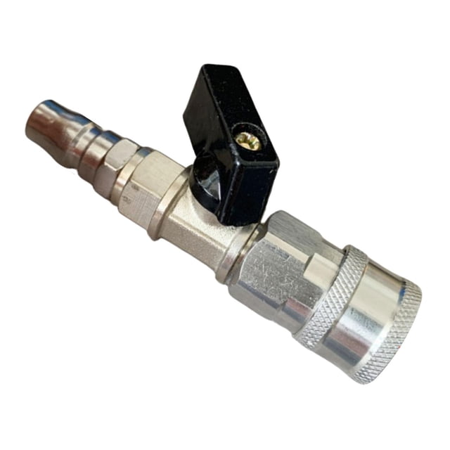 pitrice High Pressure Washer Ball Valve Kit Quick Connector for Fittings Hose Switch Style E Style D