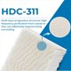 thumbnail image 3 of 3PCS HDC311 Filtro de Humidificador de Mecha de Repuesto para Essick Air HDC311 EA1201 EA1208 Filtro de Humidificador Super Wick, 3 of 5