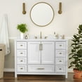 thumbnail image 2 of Flash Furniture FFIR70082WH 48" Free Standing Single Basin Vanity Set - White, 2 of 7