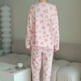 thumbnail image 4 of Womens Pajama Sets Comfortable Sleep Cozy 2 Piece Outfits With Fall Winter Sleepwear Loungewear Nightwear Nightclothes Homewear, 4 of 6