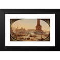 thumbnail image 2 of Jean-Jacques Champin 14x10 Black Modern Framed Museum Art Print Titled - Place De La Bastille and the Barricade of the Entrance to the Faubourg Saint-Antoine, June 25, 1848 (1848), 2 of 5