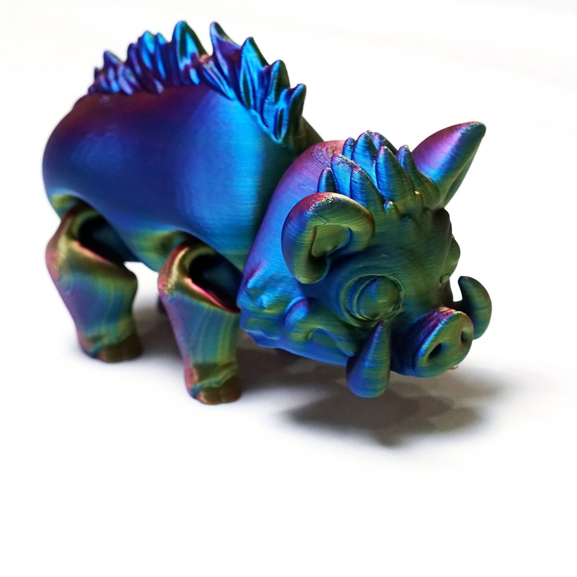 3D printed wild boar,articulated models,flexible joint animal model figurines, stress relief, fidget restlessness, ADHD toys, surprise fantasy gifts