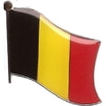 thumbnail image 4 of Belgium Single Flag Lapel Pins, pack of 3, 4 of 4