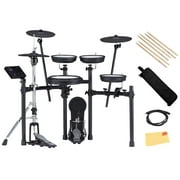 Roland V-Drums TD-07KVX Electronic Drum Set Bundle Drumstick Bag, 3.5mm Audio Cable, 3 Pairs Drumsticks, and Austin Bazaar Polishing Cloth
