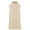 Birch, variant on Women's Sleeveless Turtleneck Sweater Top in Stretchable Viscose Blend Aspen Gold, L