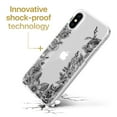 thumbnail image 3 of Case Yard iPhone-X Case Clear Soft & Flexible TPU Ultra Low Profile Slim Fit Thin Shockproof Transparent Bumper Protective Cover Drop Protective Cell Phone Cases (Vintage Flowers), 3 of 8