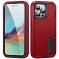 thumbnail image 1 of Case For iPhone 16 15 14 13 12 11 Pro Max XS XR 8 Plus Heavy Duty Shockproof Anti-Scratch Rugged Protective with Kickstand Cover Red iPhone 15 Pro Max, 1 of 6