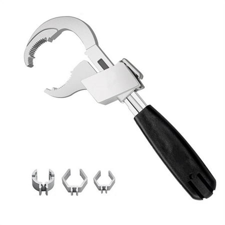 

Multifunctional Bathroom Wrench Adjustable Opening 80Mm Spanner Sink Faucet Narrow Sewer Water Pipe Repair Tool