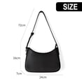 thumbnail image 2 of Bolsos cruzados para mujer, bolso de hombro para mujer, moderno bolso de mano pequeño con cierre de cremallera, bolsos de mano de hombro con correas ajustables, 2 of 7