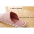 thumbnail image 4 of Men's and Women's Washable Linen-Cotton Slippers: Striped Closed Toe with Gripped for Home Comfort, 4 of 11