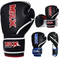 thumbnail image 7 of MRX Kids Boxing Gloves for Boys & Girls Boxing Training Gloves Kickboxing Muay Thai Sparring Youth Junior Punching Gloves Kickboxing Gloves Children’s Workout Boxing Gloves Gift for Kids Black Red 6oz, 7 of 7