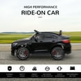 thumbnail image 3 of Aosom 12V Ride On Toy Car for Kids with Remote Control, Mercedes Benz AMG GLC63S Coupe, 2 Speed, with Music, Electric Light, Black, 3 of 9