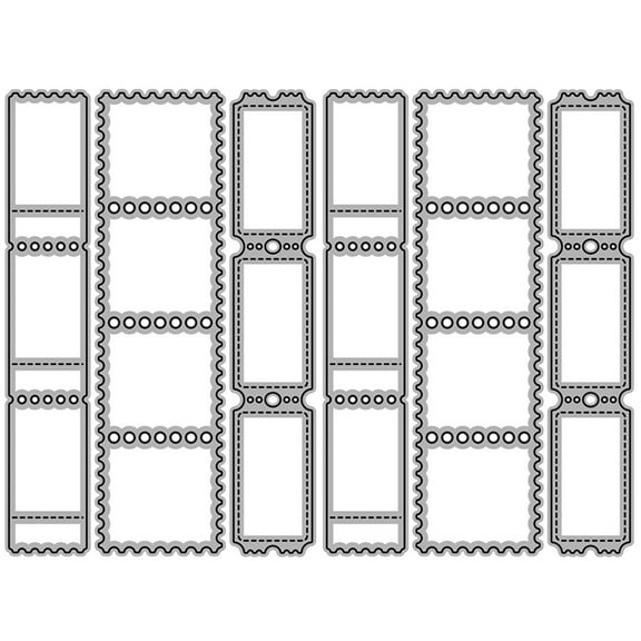 unbranded 2 Sets  of Cutting Dies Stencils Stamps Making Crafts Tools Stamps and Dies for Card Making