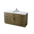 thumbnail image 6 of Elegant Kitchen and Bath Alden 60 inch Single Bathroom Vanity in Chestnut Brown, 6 of 10
