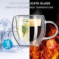 thumbnail image 3 of Espresso Cups Set of 2, Double Walled Espresso Shot Glass with Handle, 2.5 OZ High Borosilicate Expresso Shots Cup, Espresso Accessories, 3 of 6
