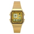 thumbnail image 2 of Casio Vintage Montre Unisexe Numérique en Acier Inoxydable à Quartz A130WEG-9A, 2 of 2