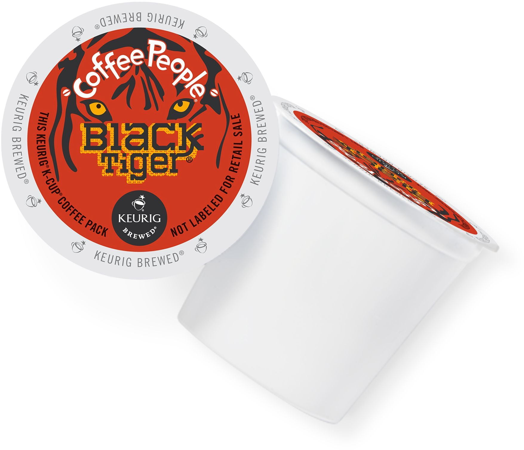 Coffee People Black Tiger Extra Bold Coffee K Cup Portion Pack for Keurig Brewers 24 Count 1x16oz Walmart
