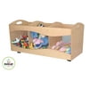 KidKraft See Thru Three Compartment Kids Storage Bins - Natural | 15771
