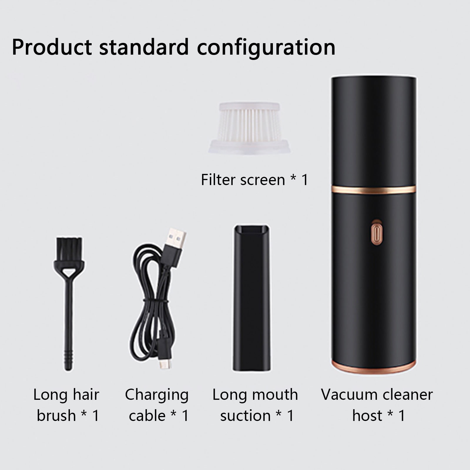Uiz Merueh handheld Car Vacuum Car Vacuum Portable Cordless Rechargeable Lightweight for Car,Office,Home Cleaning