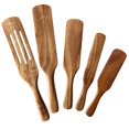 thumbnail image 1 of POINTERTECK 5pcs Solid Wood No Paint No Wax Rice Spoon Rice Cooker Special Rice Spatula, 1 of 6