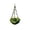 B, variant on Lypsnake Bird Hanging Hammock Bed - Soft Plush Green Nest Swing with Leaf Chain, Decorative Cozy Stress-Relief Perch for Small Parrots Budgies and Conures Cage Accessory