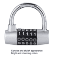 thumbnail image 4 of Candados Seguridad De Combinacion Candados Puerta De Seguridad Xtellar Plateado, 4 of 4