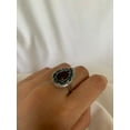 thumbnail image 3 of Carillon Red Garnet Ring, Gemstone Cluster 2.04 ct 925 Sterling Silver Ring for Women, Ring Size : 11.5, 3 of 4