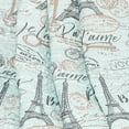 thumbnail image 3 of Travel to Paris Quilted Sherpa Throw, 3 of 3