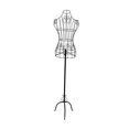 thumbnail image 2 of Benzara C482-MTL0025 Benzara Wire Frame Metal Mannequin Display Stand with Adjustable Height - Black, 2 of 3