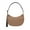 Brown, variant on Daolelai Women's Fashion Solid Color Crossbody Shoulder Fashion Popular Handbag Underarm Bag