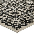 thumbnail image 5 of Modway Ariana 108x143.5" Floral Trellis Polypropylene Area Rug in Black/Beige, 5 of 5