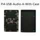 thumbnail image 2 of Módulo de Tarjeta de Sonido de Audio USB HAT con Estuche para 4B con Conector para Auriculares Altavoz Zumbador para RPi 4B, 2 of 5